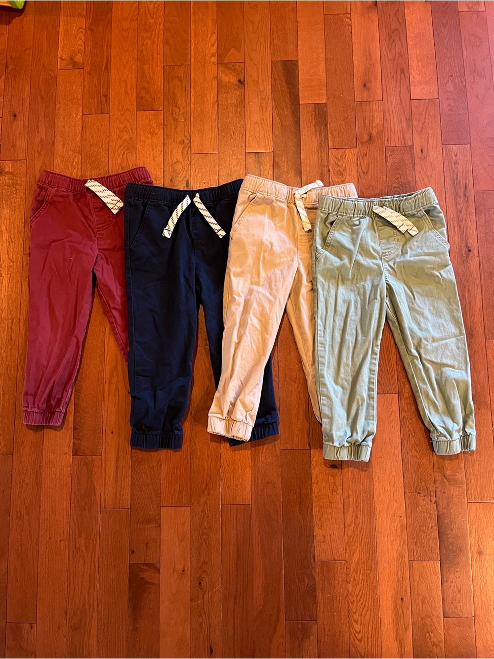 Kids Pull-On Jogger Pants - Set of 4